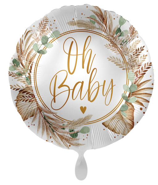 Folienballon - Boho Style, Oh Baby! - ø 43cm